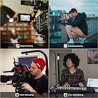 Vista 7 de BOYA Micrófono XLR, Micrófono Shotgun BY-BM6060 con Montura de Choque y Cubierta Antiviento para Cámara DSLR, Micrófonos Condensadores Profesionales