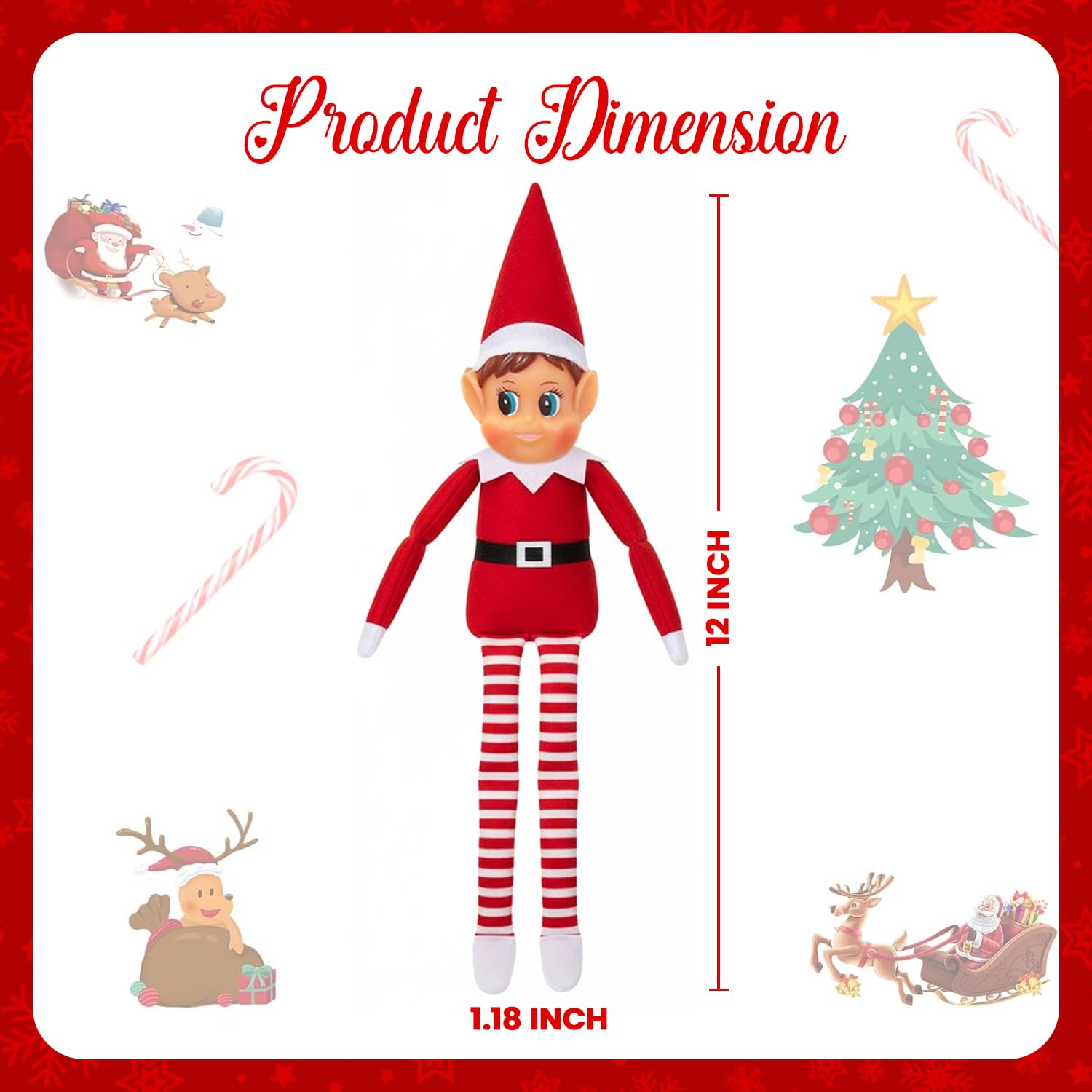 LEIGHT Elf Soft Vinyl with Hat and Tag - Image 3