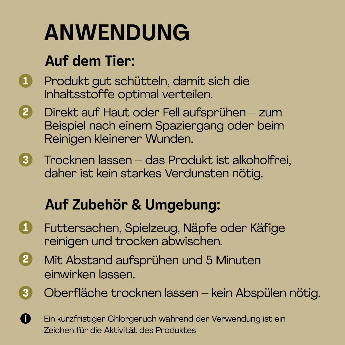 PROTECT Haustier Desinfektionsspray, 500 ml Hunde Desinfektion alkoholfrei für Katzen und Hunde, Desinfektionsmittel für Näpfe, Spielzeug, Transportboxen u.v.m., Geruchsneutralisierend