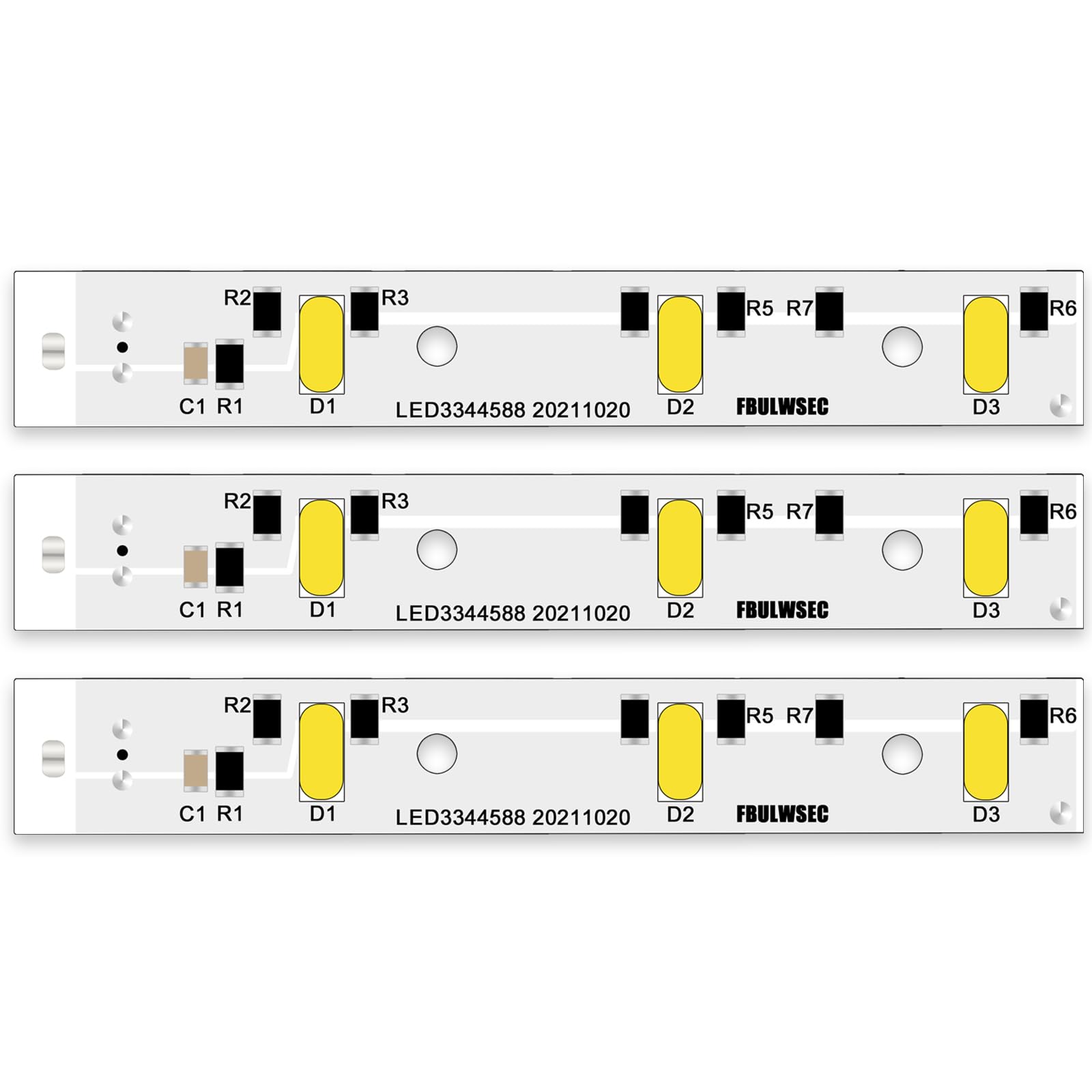 Panneau lumineux LED WR55X26671 pièce rechange réfrigérateur AP6035586