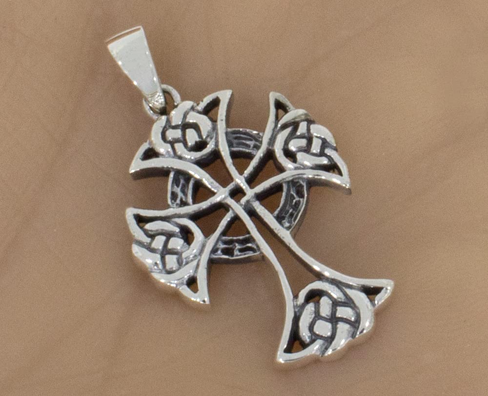 AFP Anhänger Keltisches Kreuz Keltenschmuck 925 Sterling Silber AS-697