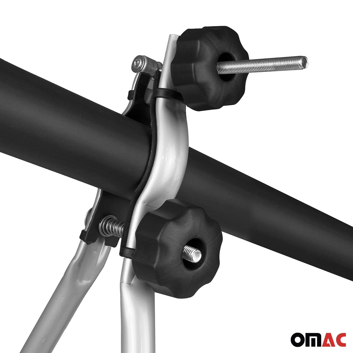 MENABO Bagażnik Rowerowy Huggy Dachfahrradträger kompatybilny z 1 Rower bis 15kg TÜV Stal