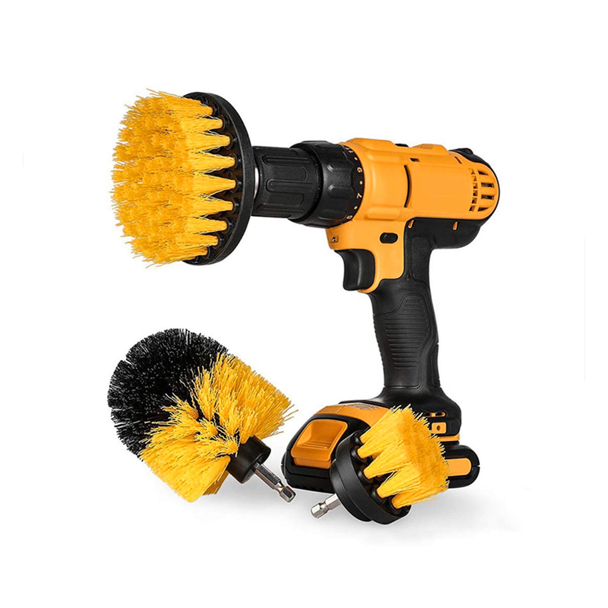 Brosse à récurer perçage élimine le calcaire incrusté de la baignoire et des joints de douche