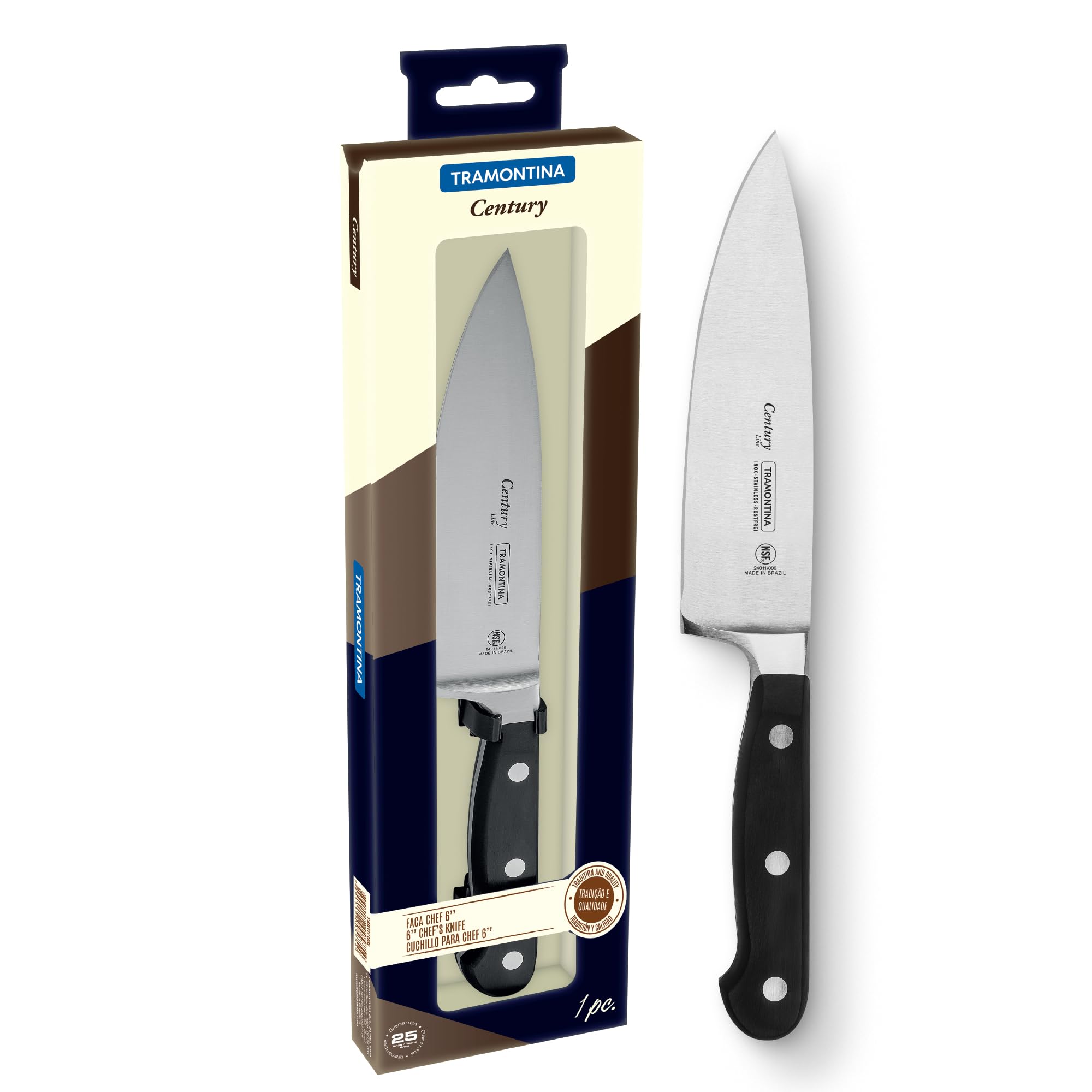 TRAMONTINA Filleting Knife - 25 Year Warranty -4