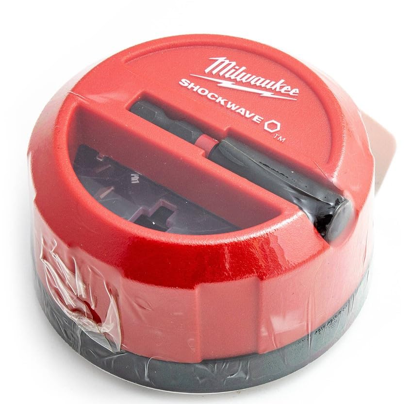 Milwaukee 15 Punta Shockwave Impact Duty: PH1, PH2, PZ1, PZ2, PZ3, TX10, TX15, TX20, TX25, TX30, 60mm Adaptör Manyeto (10 Adet Expositor İçin)