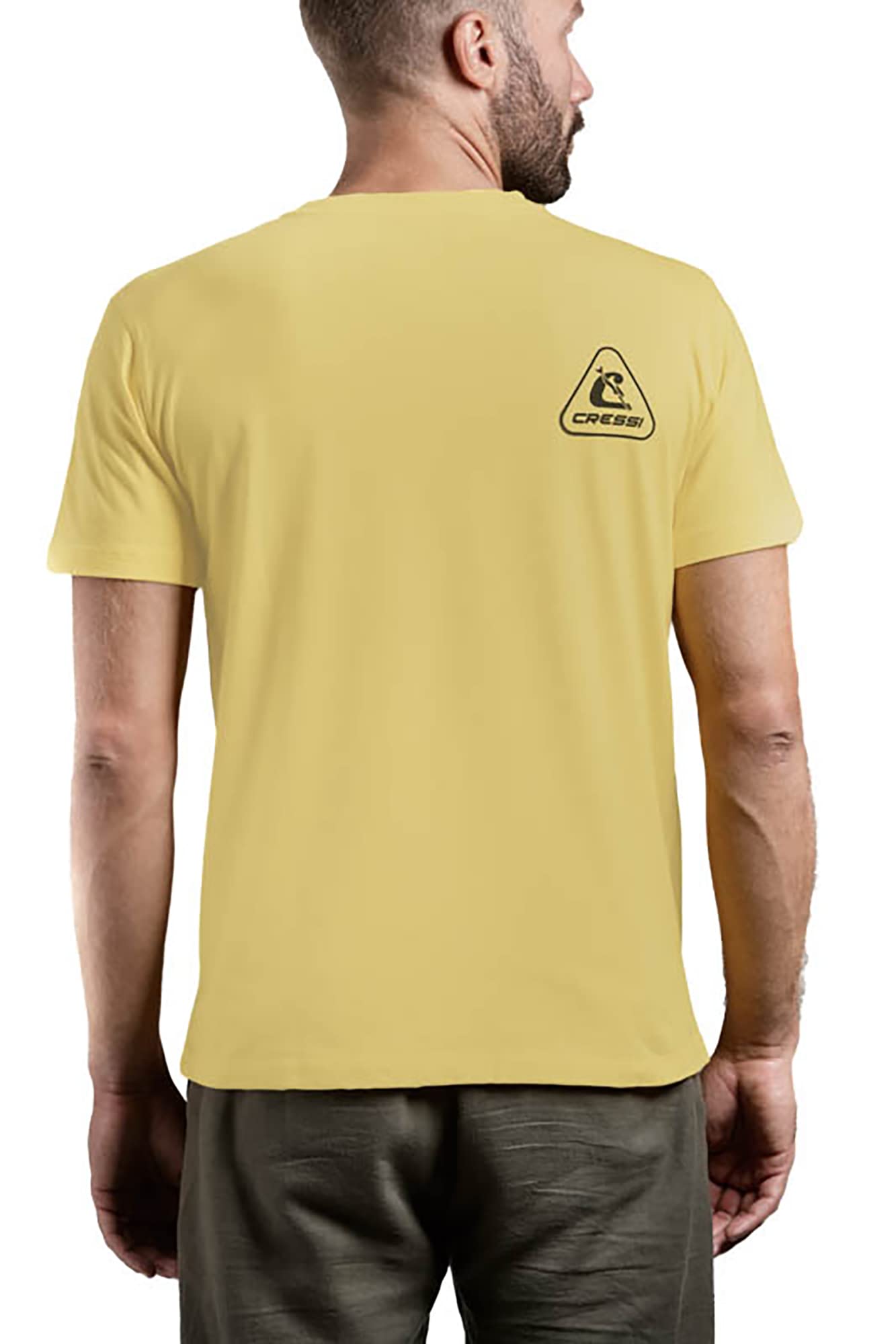 Cressi T-Shirt Man - Classica Maglia Sportiva a Girocollo con Manica Corta, Uomo