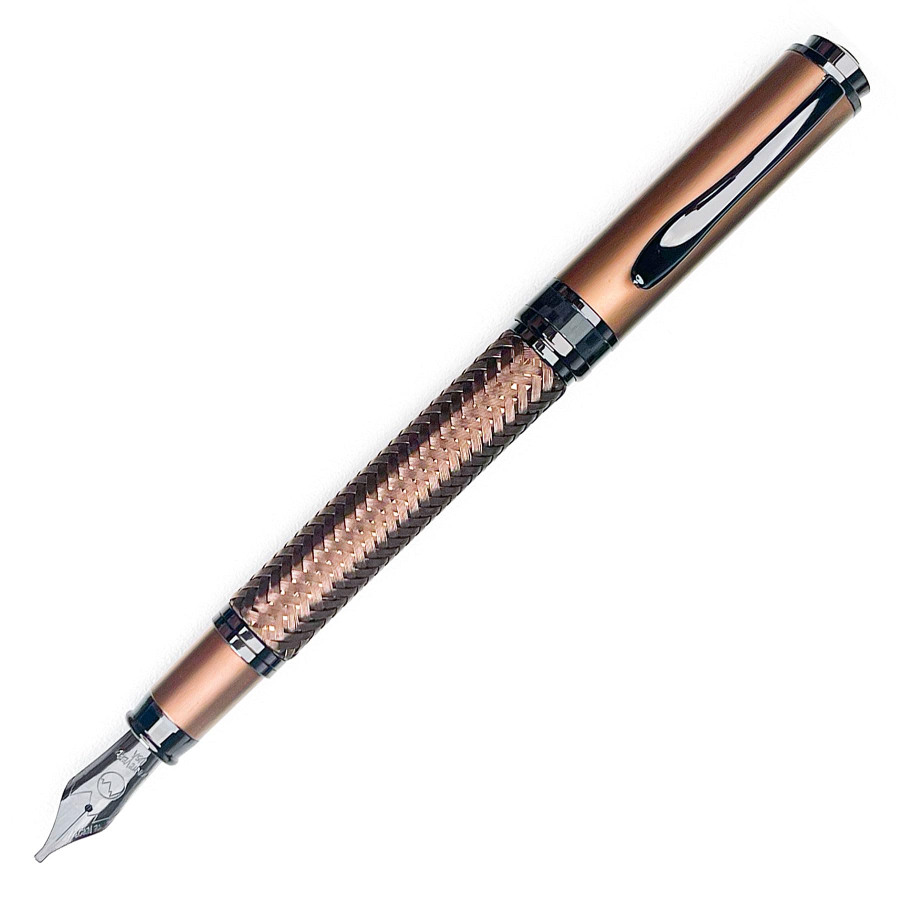 Monteverde Innova Formula M Fountain Pen, Bronze - Fine Nib, Luxury Pen with PVD Coating, Refillable, JoWo Stainless Steel Nib, Premium Gift Box