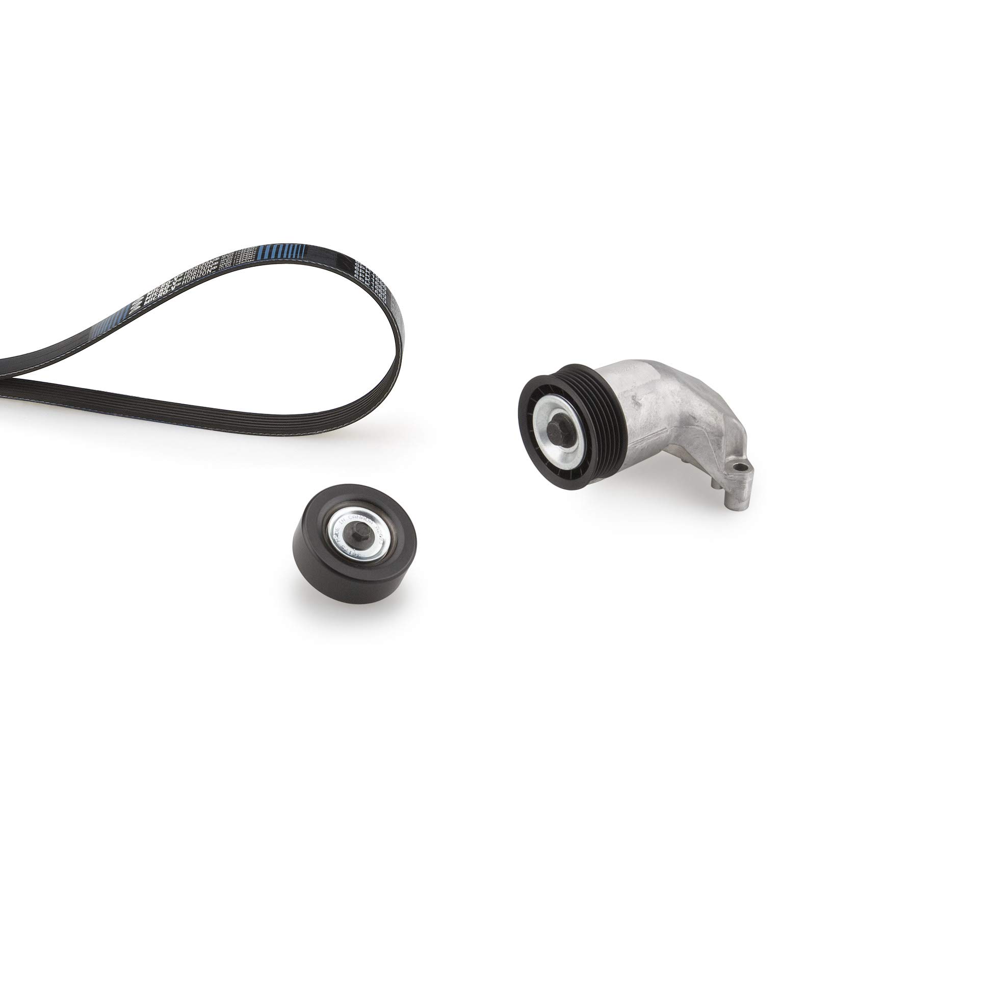 Gates Kit Cinghie Poly-V K076PK1740 Gomma-image