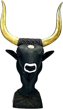 Bull Head Minotaur Minoan Knossos Greek Statue Sculpture Museum Copy