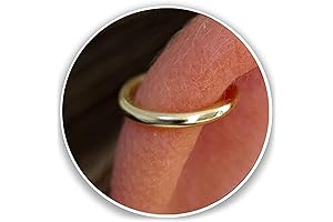 Gold Helix Hoop Earring: Elevate Your Ear Game with Shimmering Style