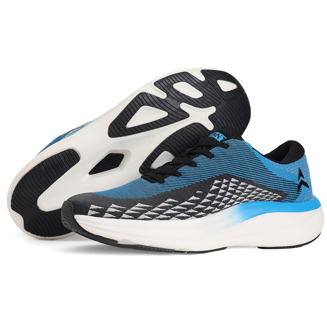 AVANT Men's Neptune Running Shoes -Superior Cushioning & Enhanced Grip TPR Outsole Shoes|Superior Traction,Anti Skid, Lightweight,Shock Absorption Tech, Sports Footwear (AVMSH157CL01UK10_Blue) 4