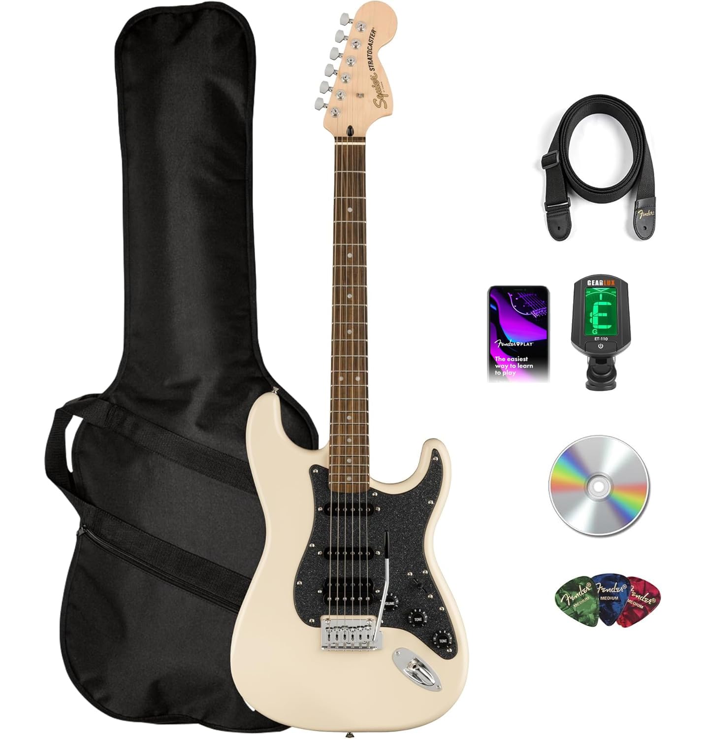 Amazon.com: Fender Squier Affinity Stratocaster HSS Limited