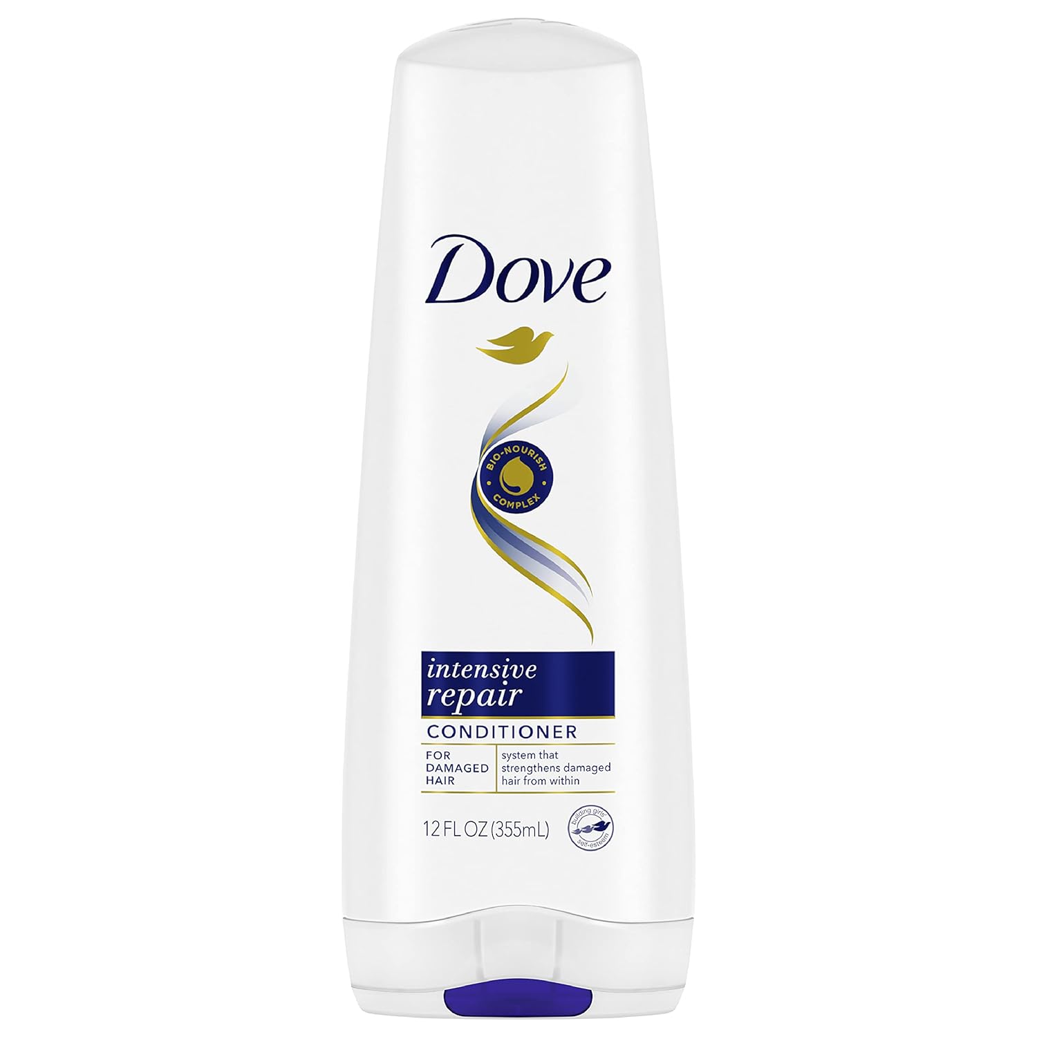 Dove Nutritive Solutions Strengthening conditioner for Damaged Hair Intensive Repair Deep Conditioner Formula with Keratin Actives 12 oz : Standard Hair Conditioners : Beauty