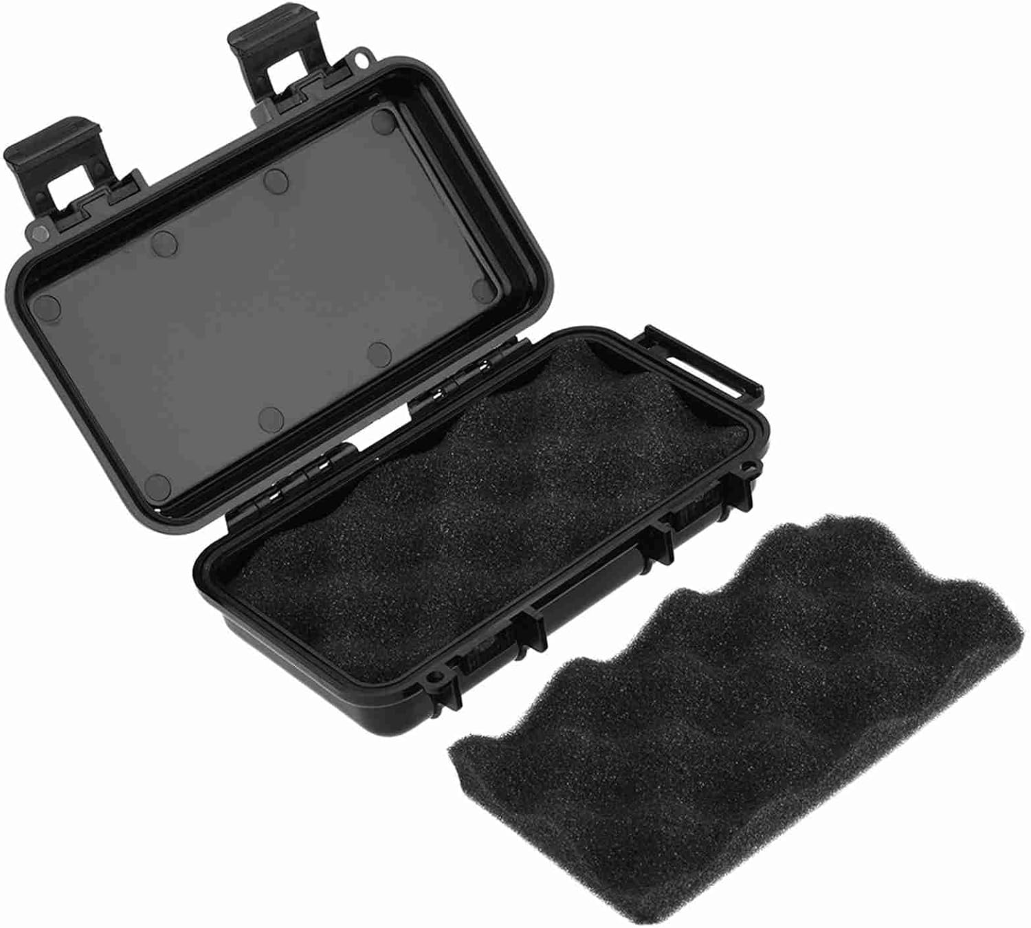 Yosoo Health Gear Waterproof Storage Case, Outdoor Shockproof and Pressure Proof Survival Storage Hard Case Carry Box Universal Sealed Container Box with Foam for Fishing Camping