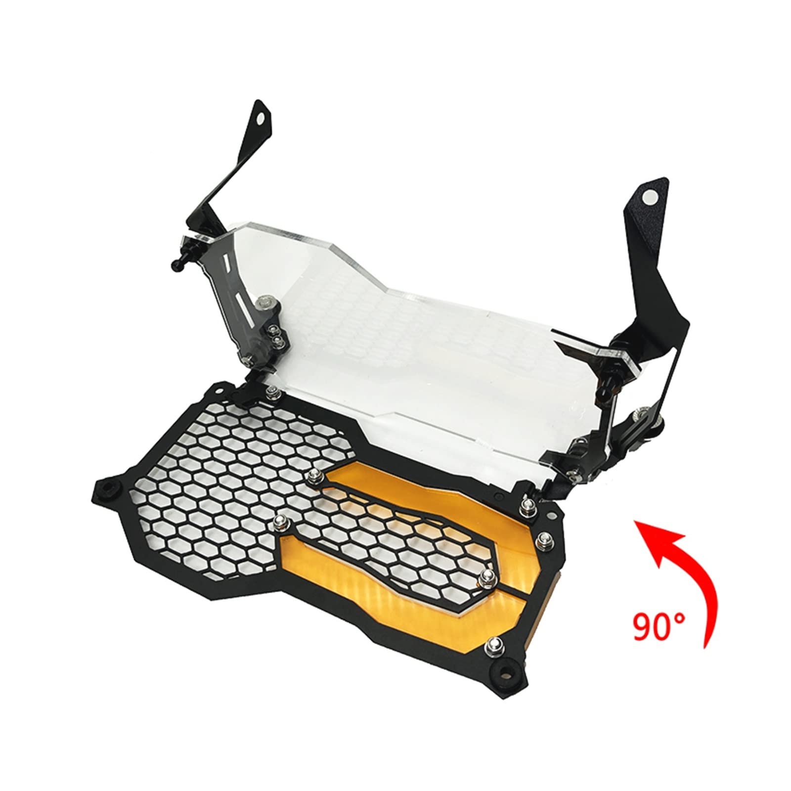 Faro Guardia Protettiva Faro Griglia Copertura Protezione Griglia Faro Moto Per BMW R1250GS 2021 Adventure R1200GS LC 2013-2020 Copertura Griglia Faro Anteriore R1250 Per GS (Misurare : Protector Gua