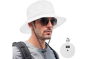 White Sun Bucket Hats for Summer, Legendary Protection for Men and Women