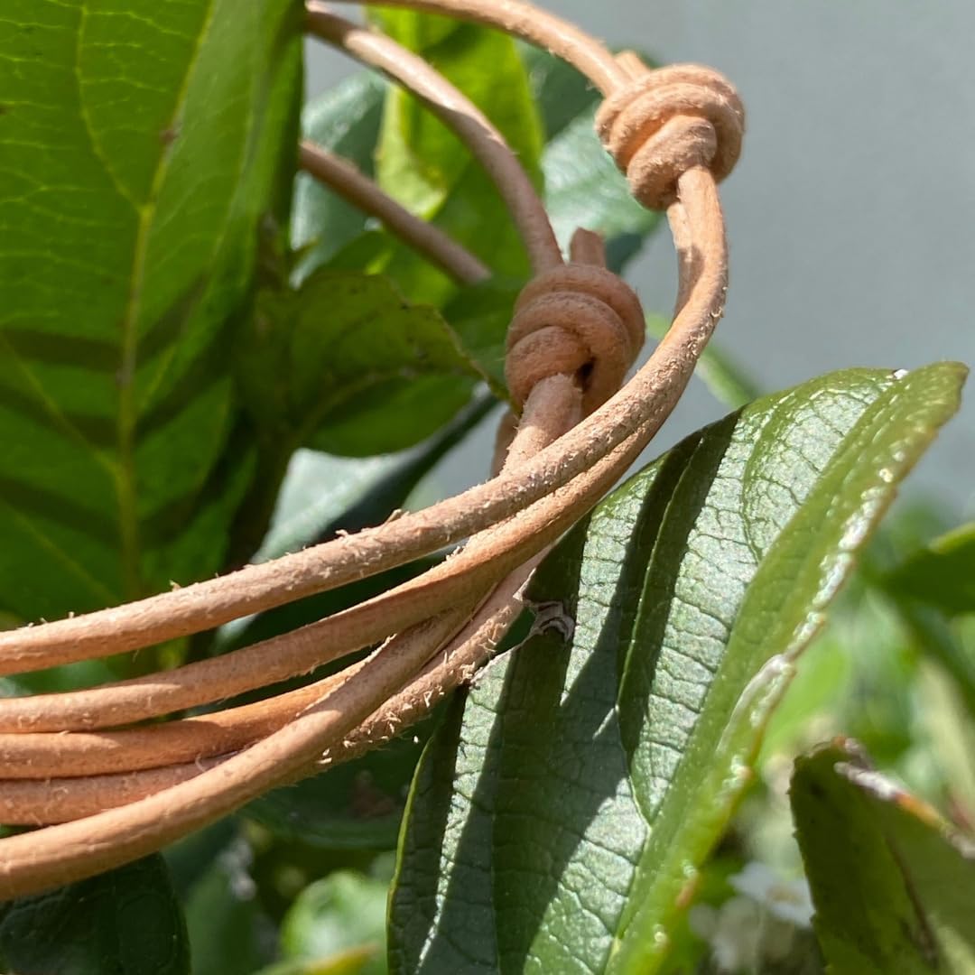 2 mm Men Genuine Leather Bracelet - Handmade Adjustable Cuff, Mens Minimalism Leather Wrap Wristband, Simple Accessories, Premium Leather, Women Gift To Boyfriend, Pulsera Hombre - Image 4