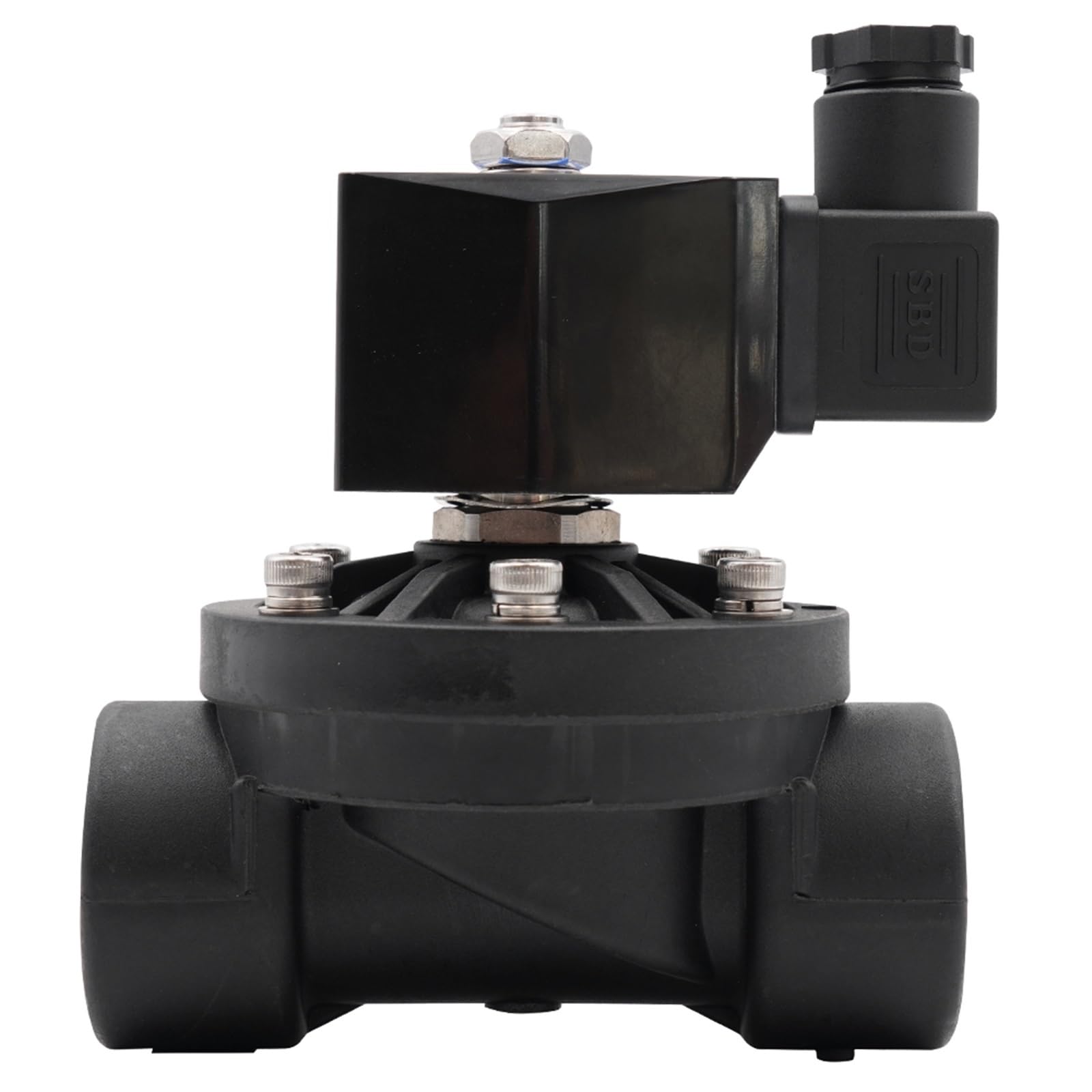 QEFHSVVZE Normally Closed or Open Plastic Solenoid Valve DN15 DN20 DN25 DN32 DN40 DN50 Water Valves AC 110V 220V DC12V 24V G or NPT Thread(Npt-ac 24v-normally Closed,1 Inch)