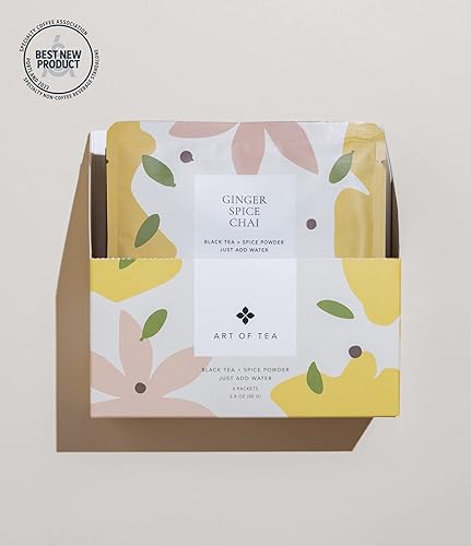 Vista 21 de Art Of Tea 6 secciones de cuero sintético con bolsas de té surtidas Caja de regalo surtido de té