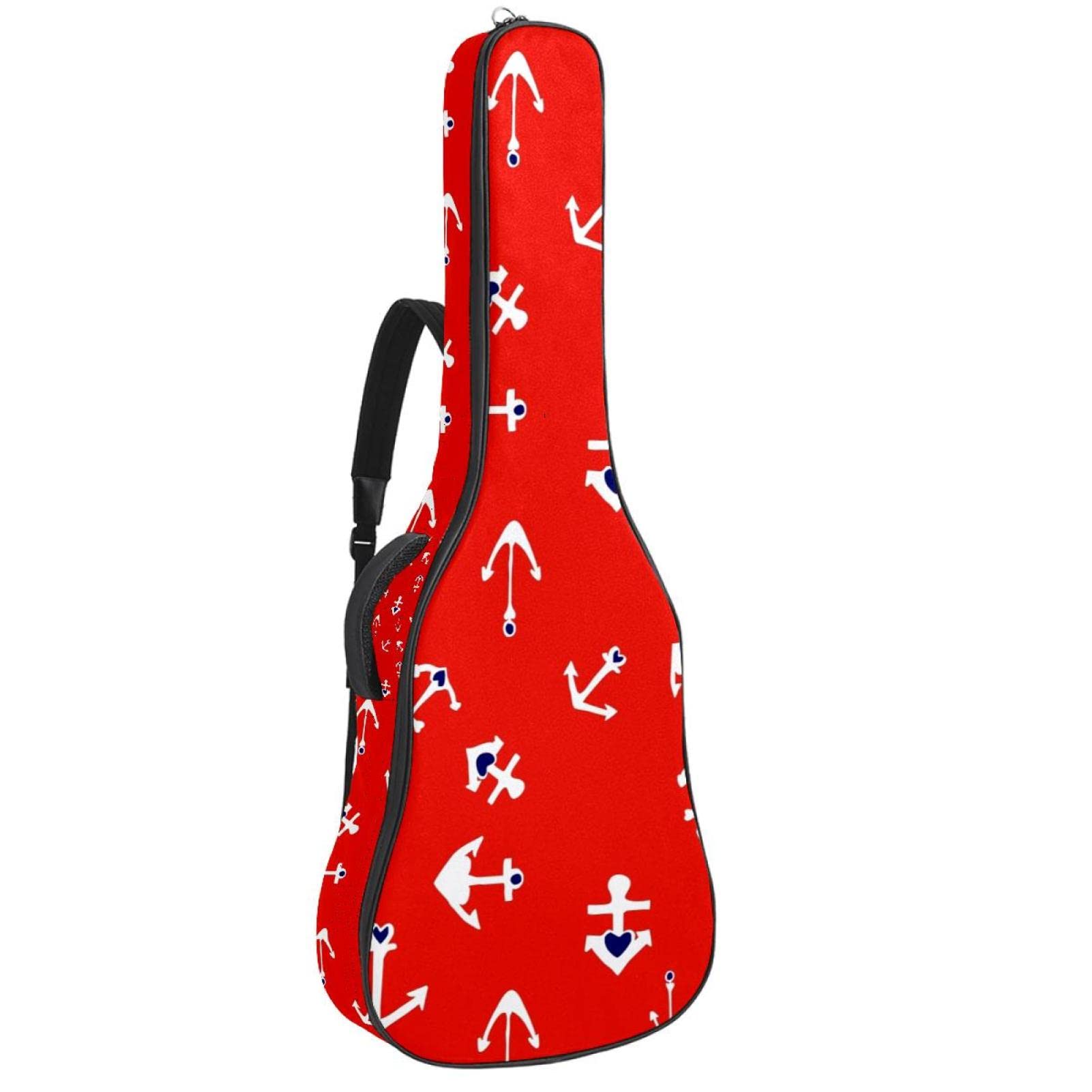 Torba na gitarę akustyczną wodoodporna gitara plecak gruby miękki wyściełany leniwiec dziecko klasyczna gitara etui, Kolor9, 42.9x16.9x4.7 in, Organizer do torby
