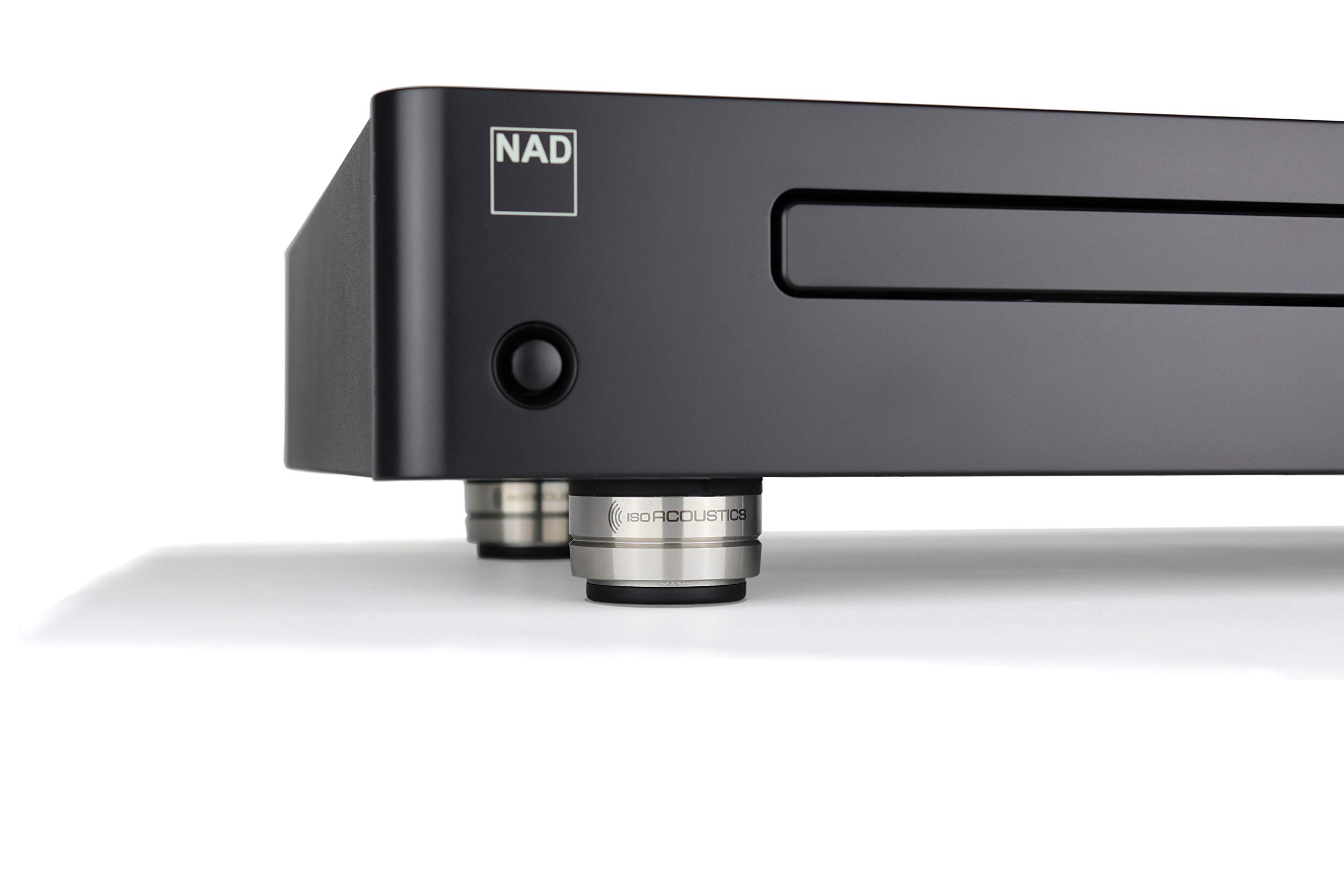 IsoAcoustics Orea-Serie mit Isolatoren für HiFi-Komponenten OREA Graphite – 1,8 kg max./Stück