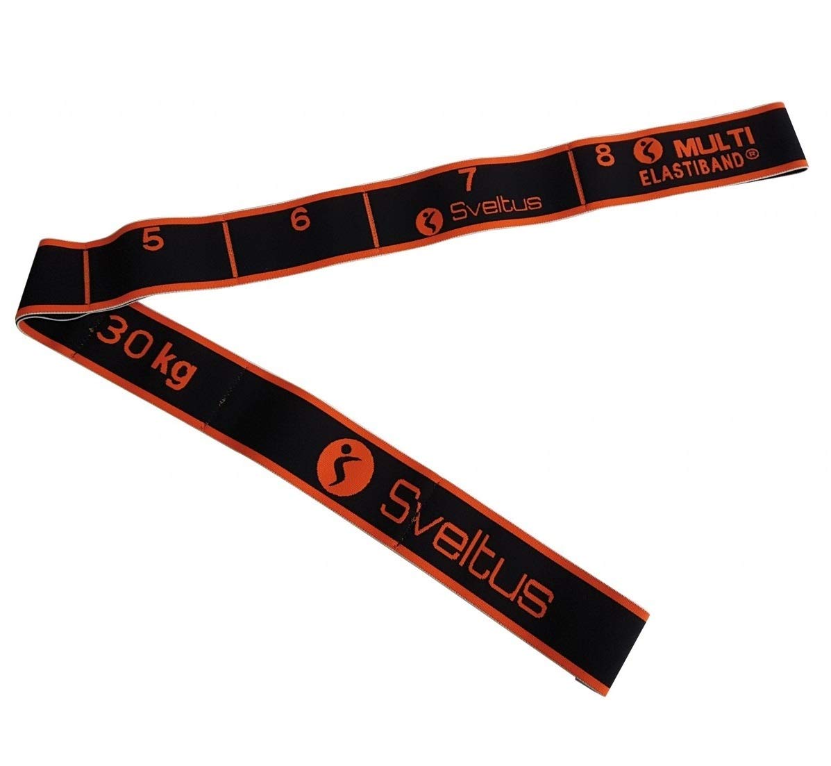 Sveltus Multi Elastiband 30kg Boite+Poster Elastique Mixte Adulte, Orange