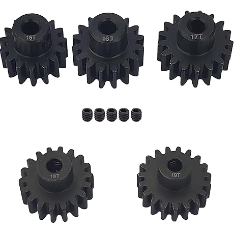 [32P Series] Metal Steel 32P Pinion Gear 3.175mm Shaft 15T 16T 17T...