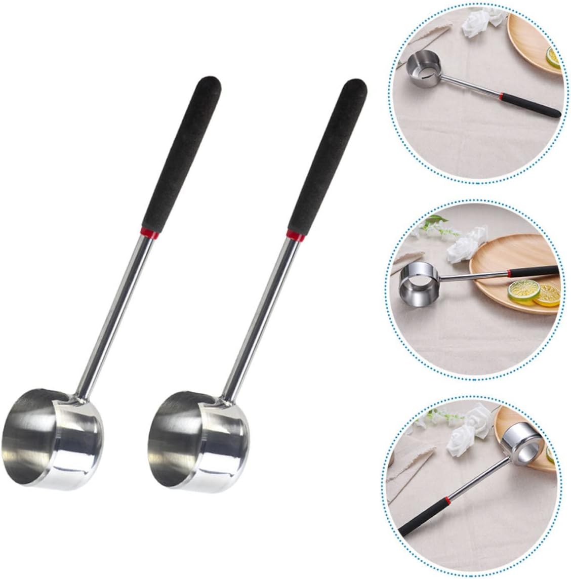Stainless Steel Coconut Opener Tool Set 2pcs Sturdy Hammer and Opener for Coconuts for Kitchen and Home Use Reusable Fruit Opening Supplies