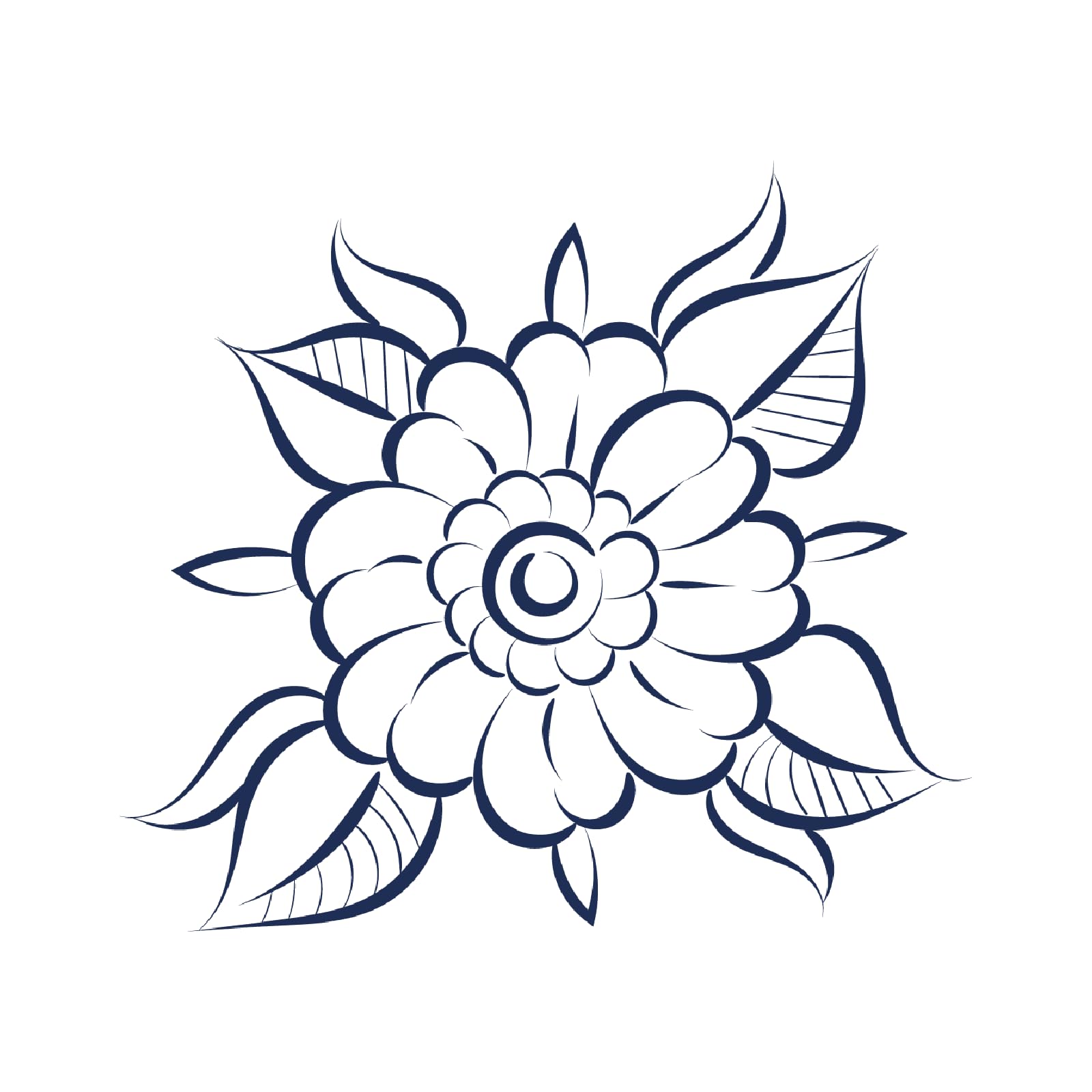 Tattwo.me – Tatuaje temporal para adultos y niños, dura 2 semanas, resistente al agua –flor – Tinta de origen vegetal - Certificado UE de cosméticos – (M0115)