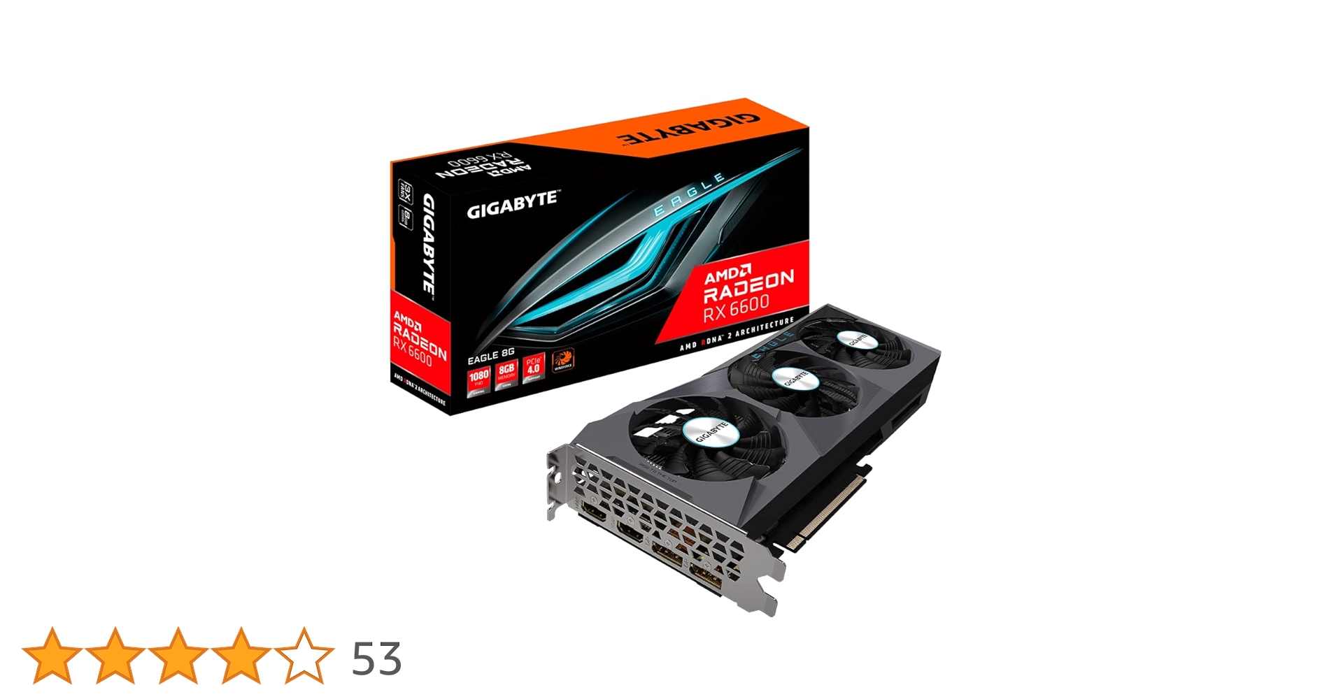 【新品未開封】GIGABYTE GV-R66EAGLE-8GD ① Amazon.co.jp: GIGABYTE GV-R66EAGLE-8GD Graphics Board, AMD