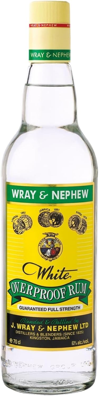 Wray and Nephew Rum 70 cl, 63% vol - White Overproof Jamaica Rum