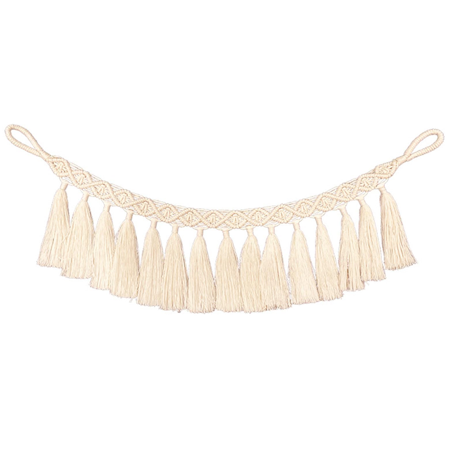 Billg Attache Rideau, Lot de 2 Embrasse pour Rideaux, Embrasses de Rideaux Bohème, Accessoires Décoratifs Faits à La Main pour Maison, Bureau, Chambre à Coucher