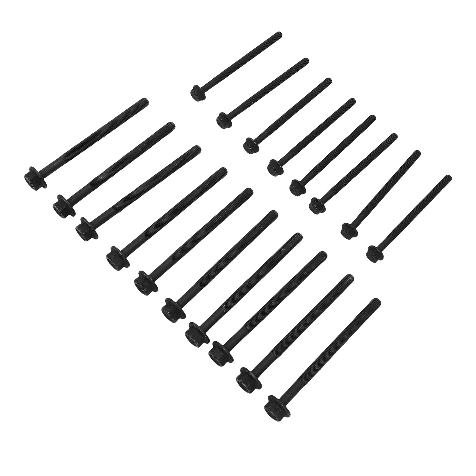 SIXRUN Set Bulloni Testata da 18 Pezzi, Acciaio Ad Alta Resistenza con Design Resistente Alle Alte Temperature, Ricambio per MK7 MK8 Custom 2.2 FWD RWD Dal 2006 in Poi