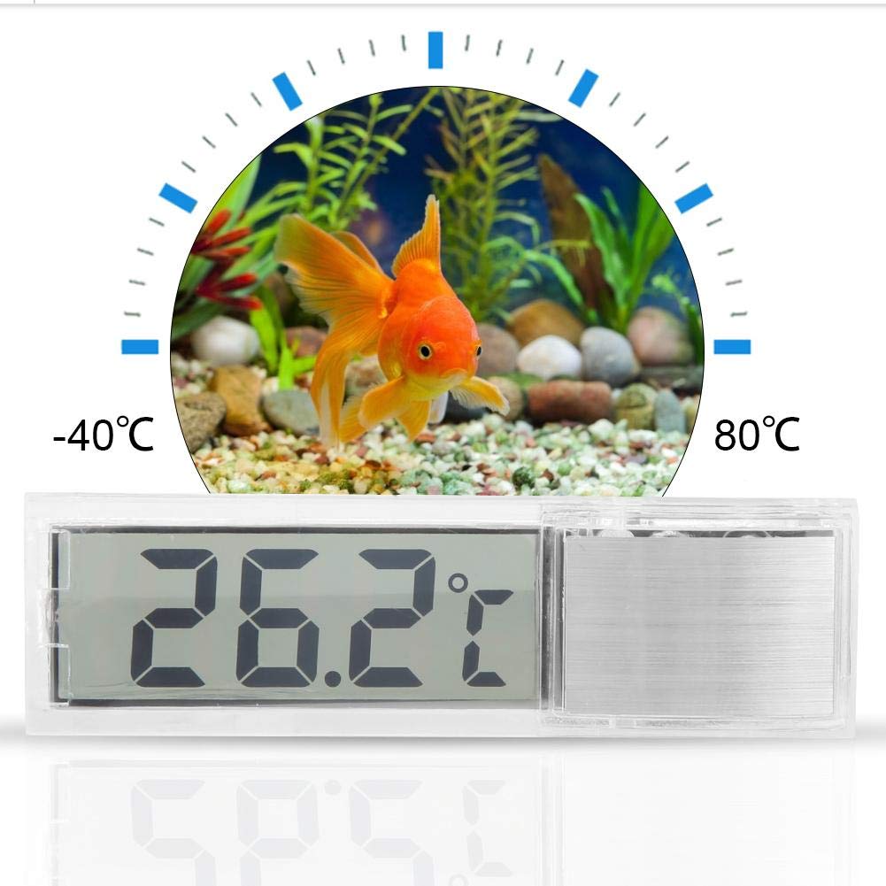 Termometro Digitale LCD Per Acquario E Auto - 2 Pezzi Con Adesivo, Range -10°C A 40°C - Foto 8