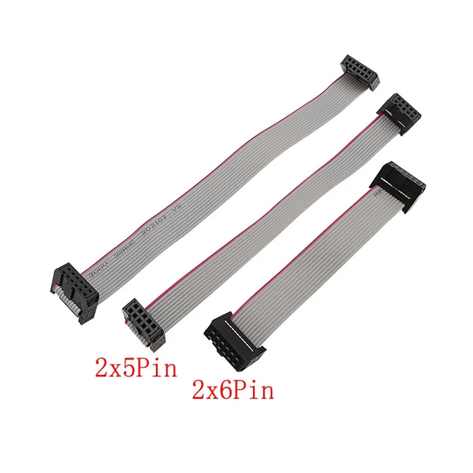 Złącze Pitch, 1 szt. 2,54 mm Pitch JTAG FC 6 do 50 pinów szary płaski kabel taśmowy złącze(2x20pin,50CM)
