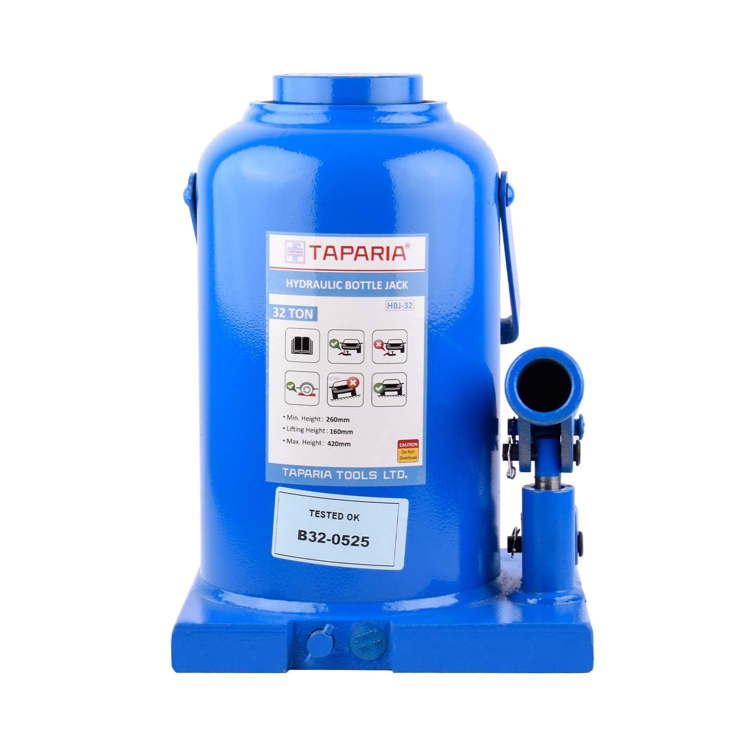 Taparia Hydraulic Bottle Jack, 32 Ton (Hbj 32) Amazon.in Car & Motorbike