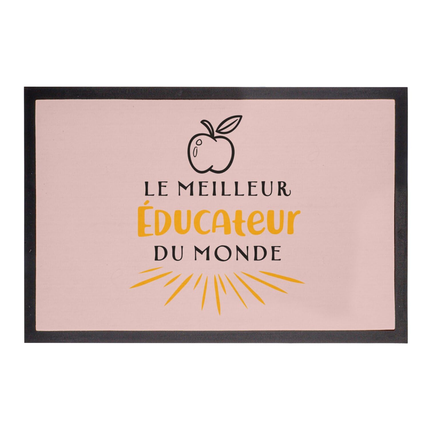 Paillasson rose Educateur Spécialisé, le cadeau parfait pour dire merci