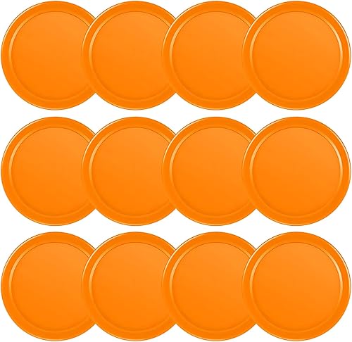 Miniatura 7 de Coopay 12 discos de hockey de aire para el hogar, discos de repuesto pesados de 2.5 pulgadas para mesas de juego, accesorios de equipo, 0.42oz