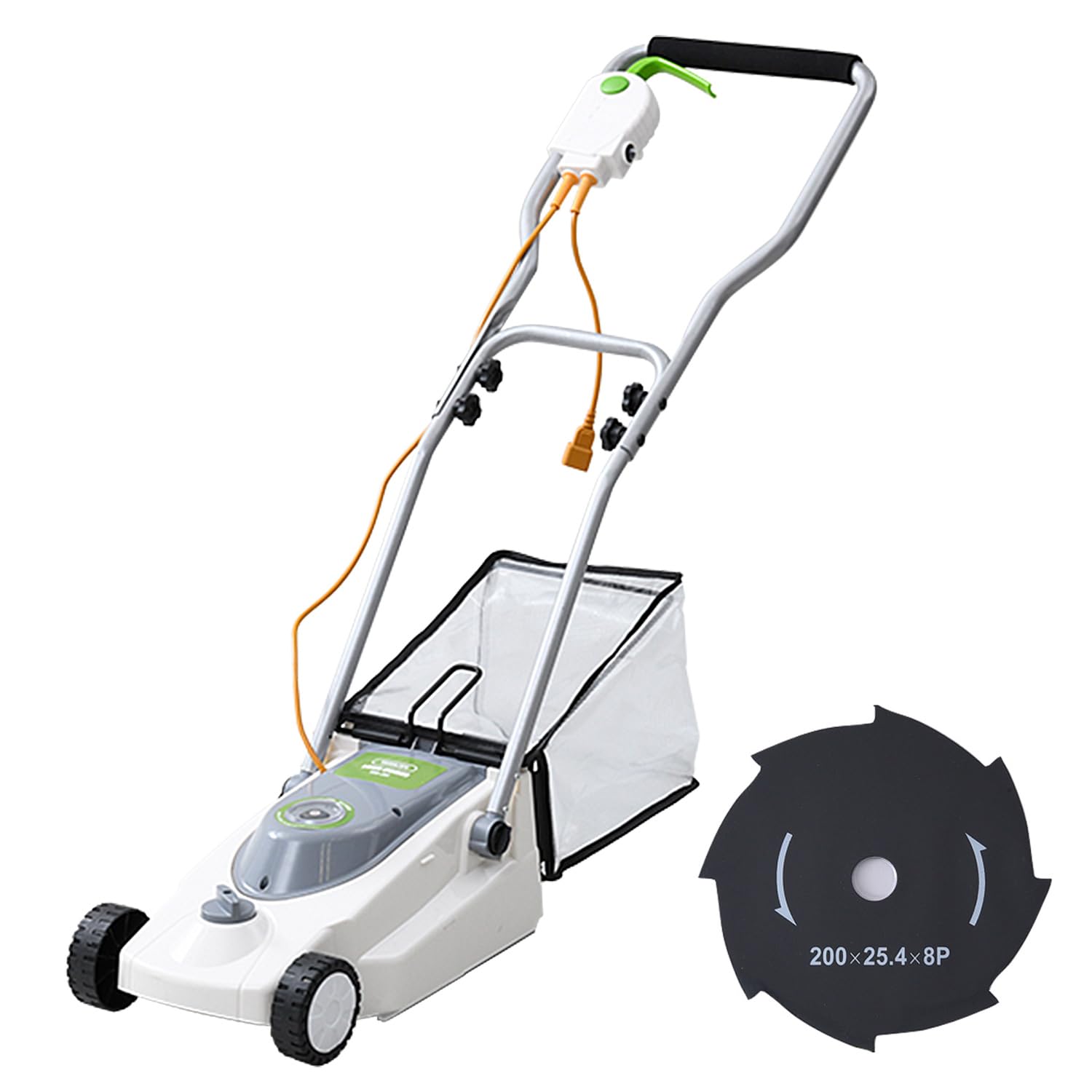 Amazon.co.jp: [山善] ロータリー式 芝刈機 AC電源 替刃1枚増量