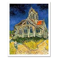 Amazon.co.jp: Vincent Van Gogh Church At Auvers 1890 Old Master