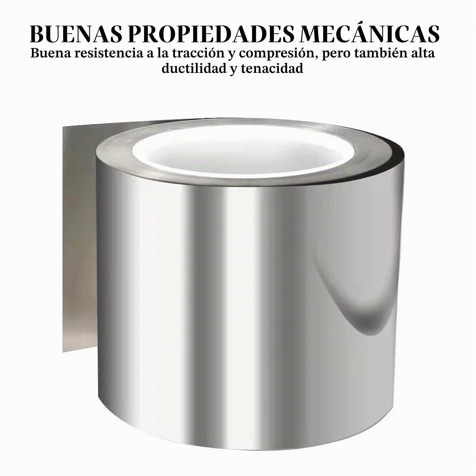 Lámina De Acero Inoxidable 304, Longitud 1 Metro Ancho 600 Mm, Chapa Fina Material Industrial Espesor 0,03-0,1 Mm,0.1x600mm×1m