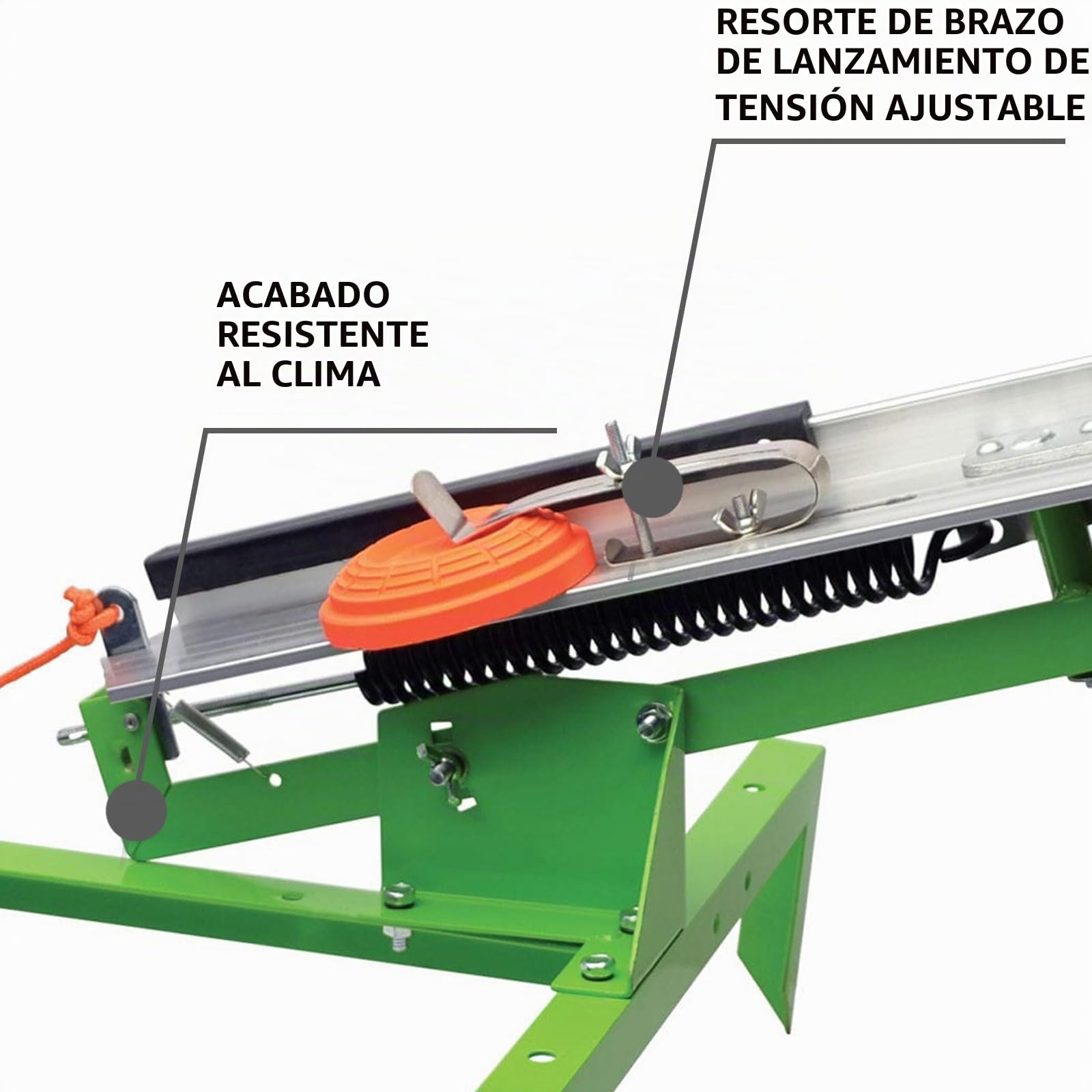 HME Completo Cock Tiro Al Plato Trap Objetivos de Equipo de Caza Plástico Verde Rectangular Talla única