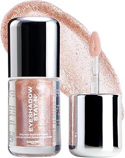Sacheu Liquid Eyeshadow STAY-N Longwear Eye Makeup — Buildable Highly Pigmented & Blendable Eye Shadow Cream in Matte & Shimmer Finishes, Candy Dipp’d