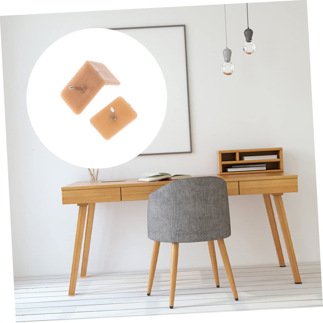 4 Sätze Nägel Kleiderschrank Schubladenführungen Stuhlfußabdeckungen Schutzvorrichtungen Kunststoff Stuhlschubladen Und Gleiter Stuhl Für Teppichmöbel 40 Stück * 4