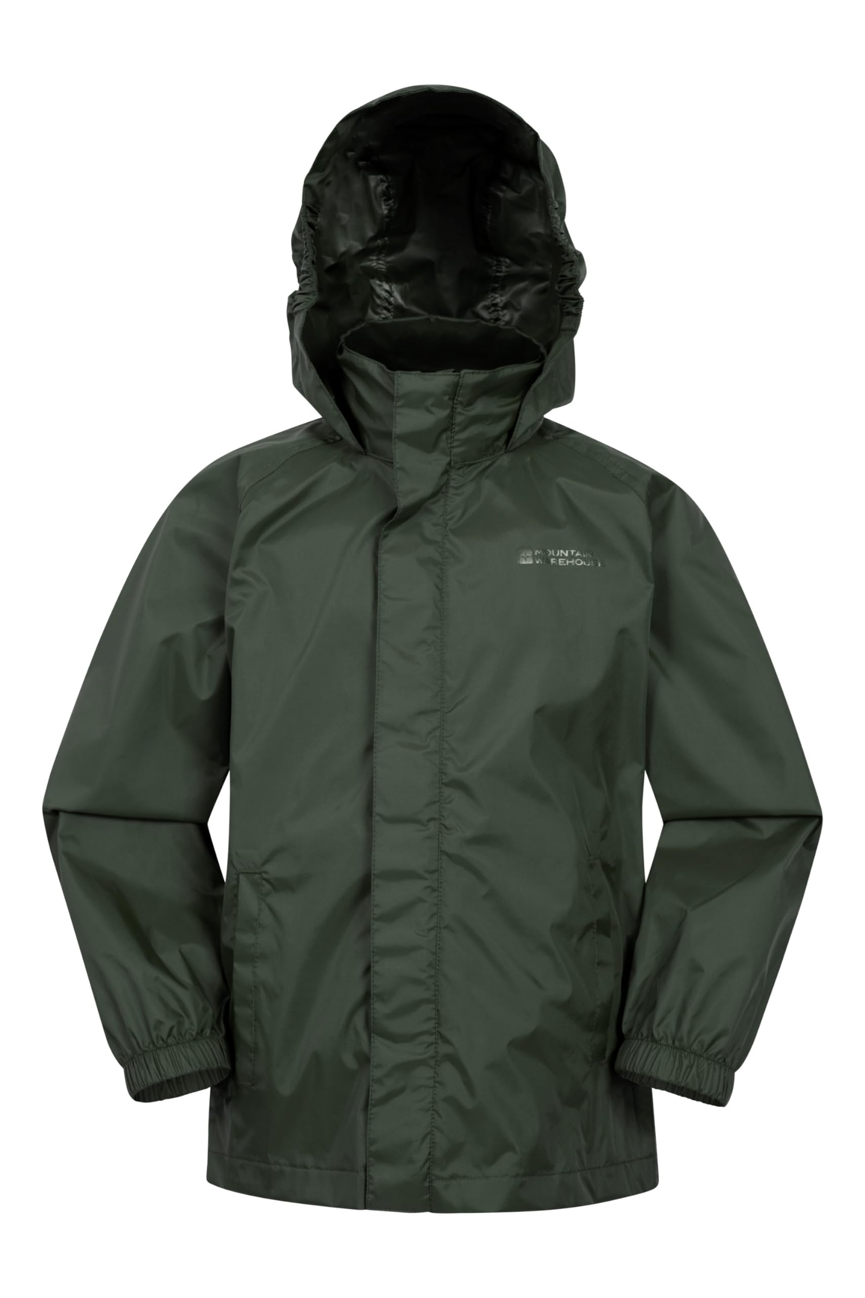 Mountain Warehouse Pakka Kids Waterproof Jacket - Wind Resistant, Lightweight,Breathable Rain Coat for Girls & Boys, Packaway Bag - For Rain, Spring Summer — view 19