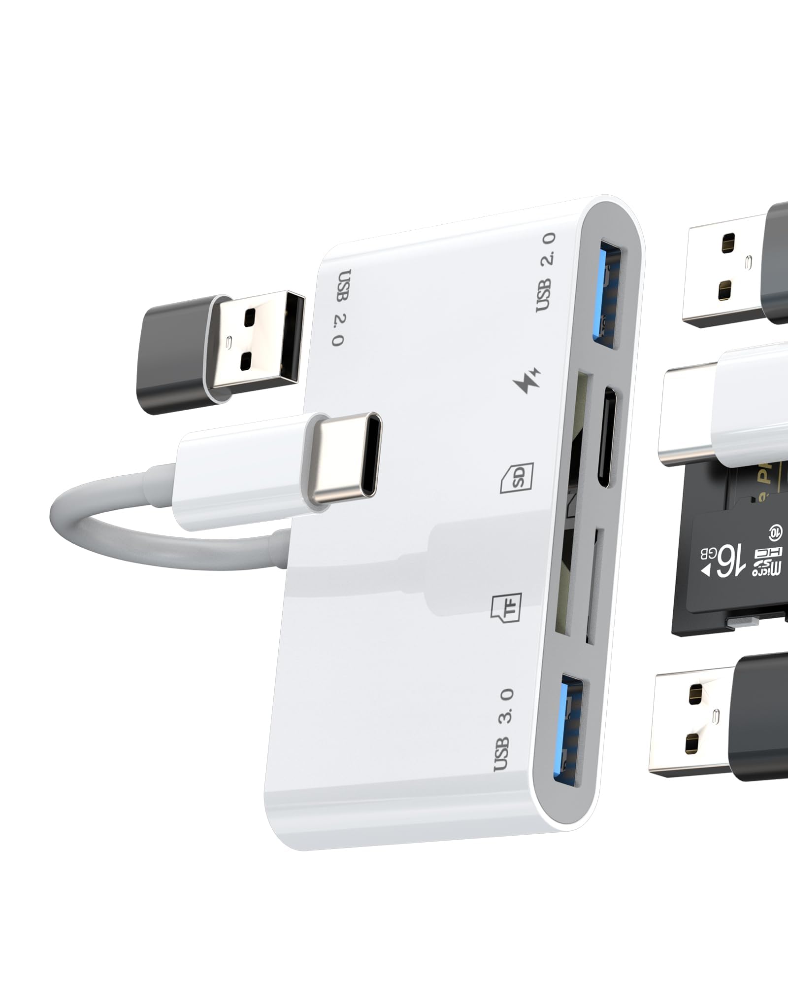 Amazon.co.jp: USB Type-C MicroSD SDカードリーダータイプC変換