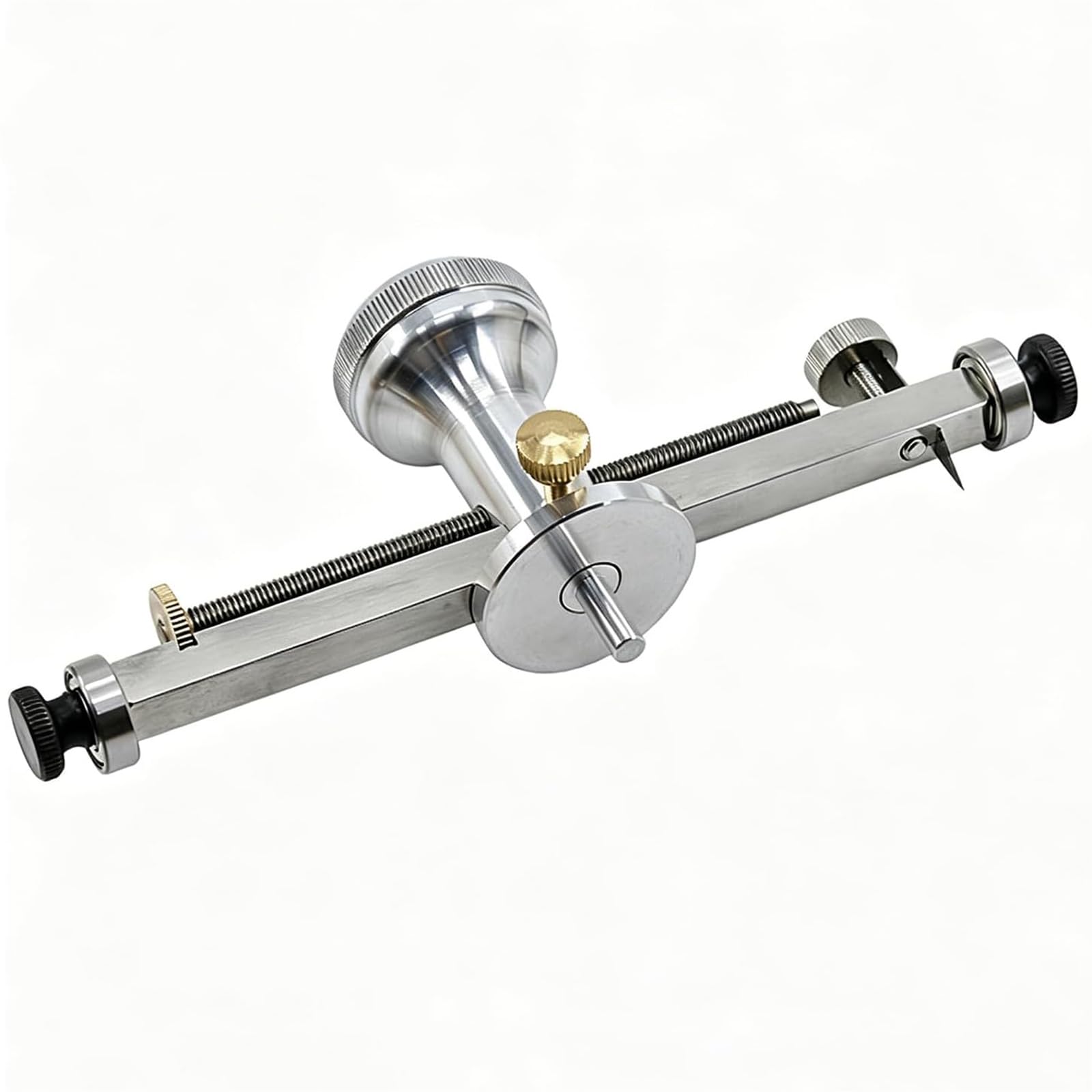 Precyzyjne narzędzie do cięcia otworów gitarowych, regulowana średnica 46-240 mm, ręczny instrument akustyczny dla lutników i hobbystów, trwała mosiądz i aluminium do czystych cięć tarczowych