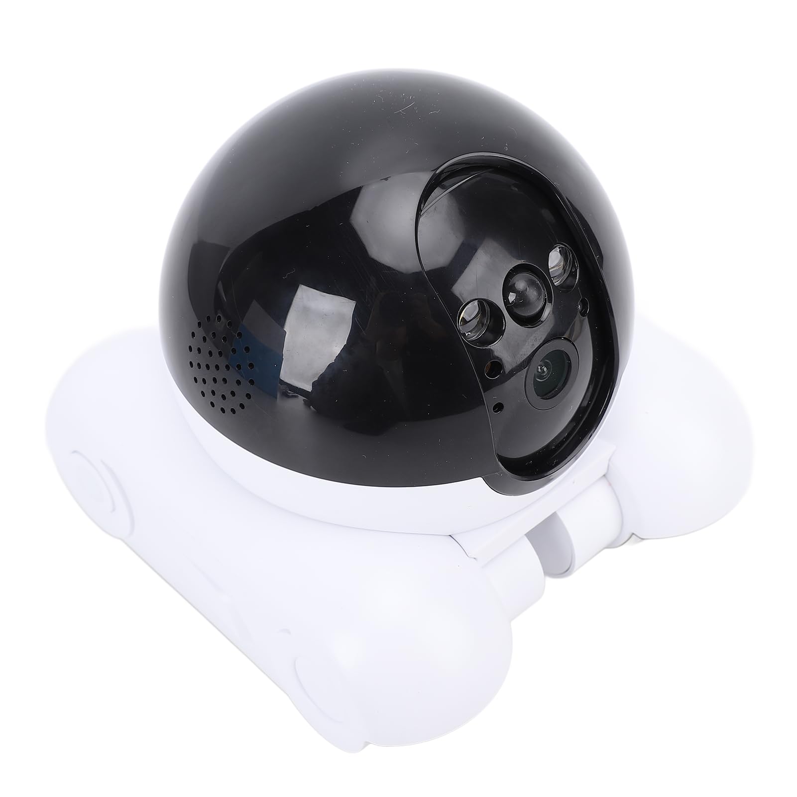 Yosoo Health Gear Cámara para Mascotas con Ruedas, Cámara de Seguridad Interior de Doble Lente de 2 MP, Inteligente WiFi 1080P para Mascotas, Control Remoto de Conversación Bidireccional,