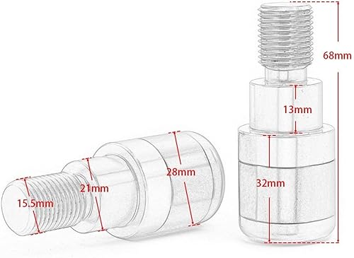 Miniatura 3 de Handlebar End Plugs Motorcycle Accessories Ends Handlebar Grips Bar End Caps for Yamaha XJ6 Diversion 2009-2016 2010 2011 2012 2013 2014 2015 XJ 6
