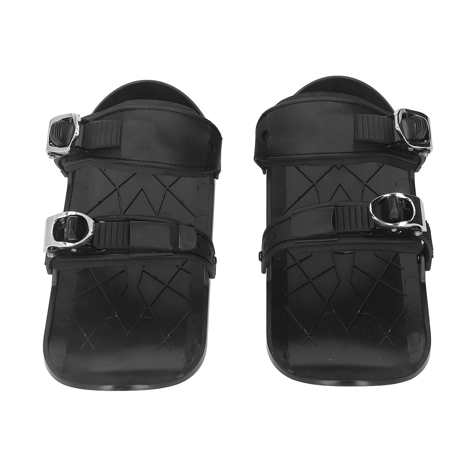 Mini Ski Skates, Short Snow Skates Metal Buckles One Size for Winter Sports for Adults